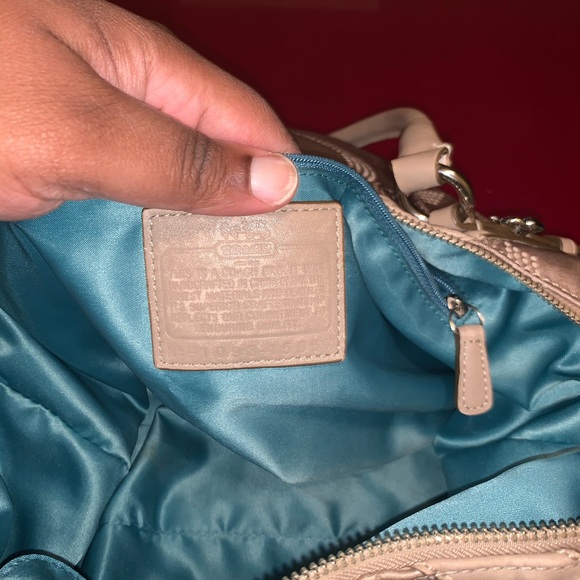 Coach Madison dotted op art satchel - Picture 2 of 8